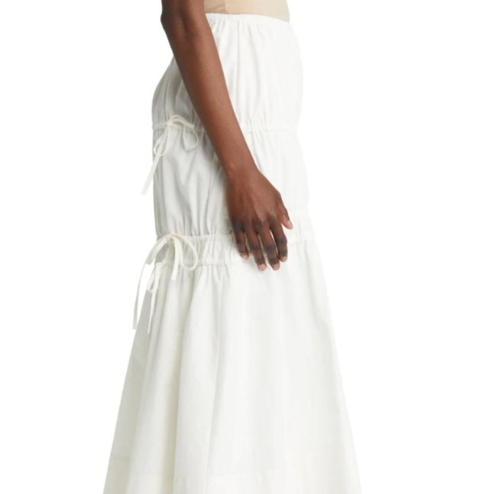 Moon River Cotton Tiered Skirt